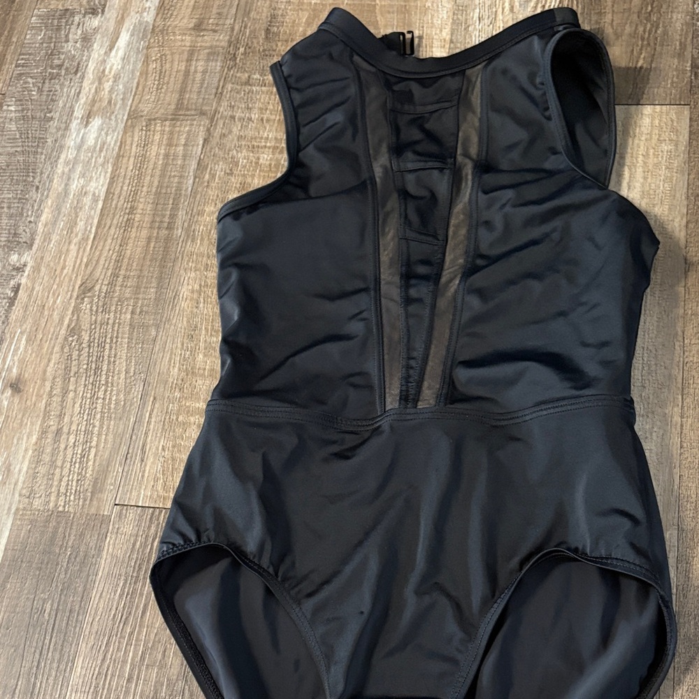 Black Sleeveless Bodysuit